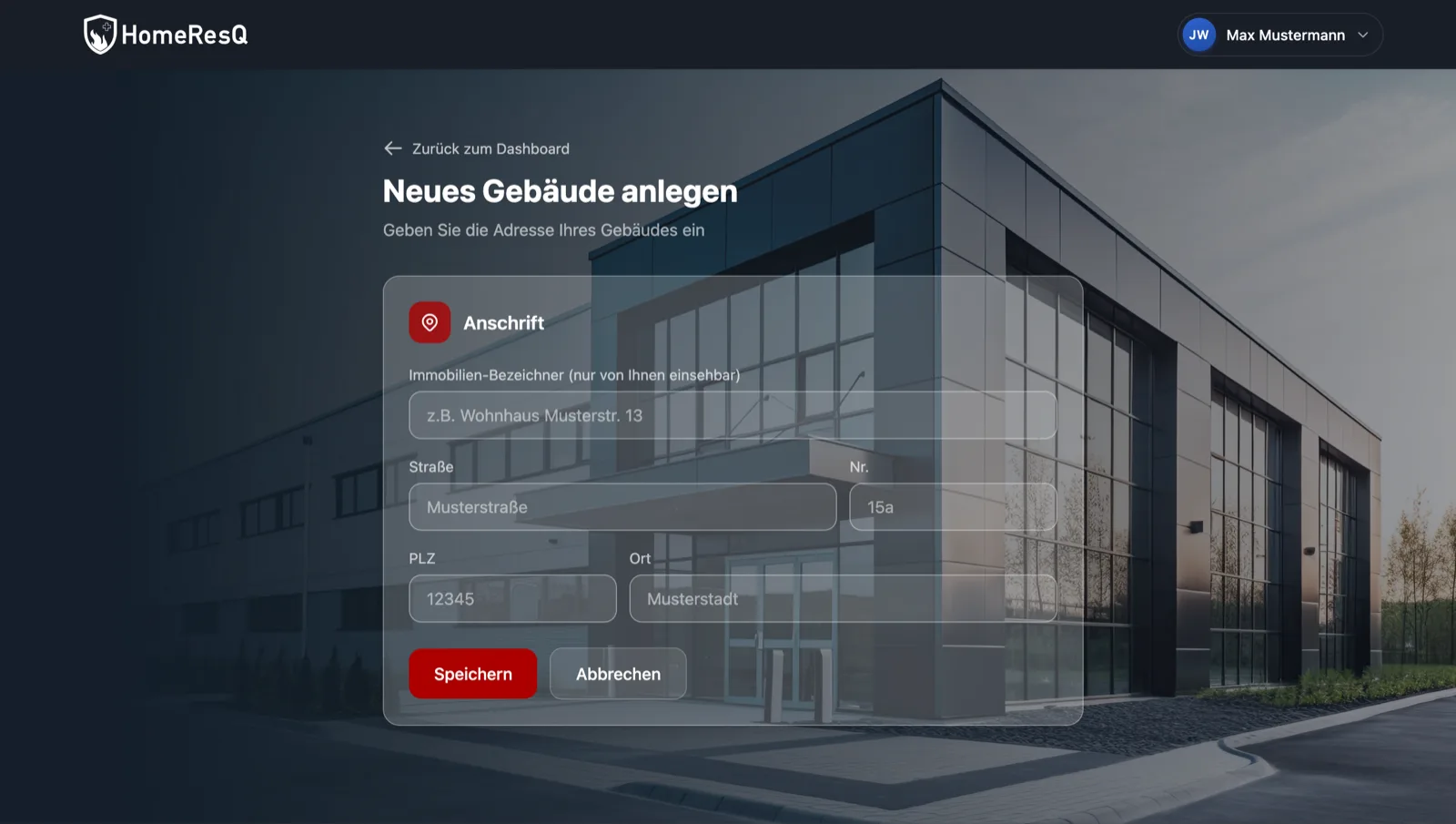 Schritt 1: Gebäude anlegen